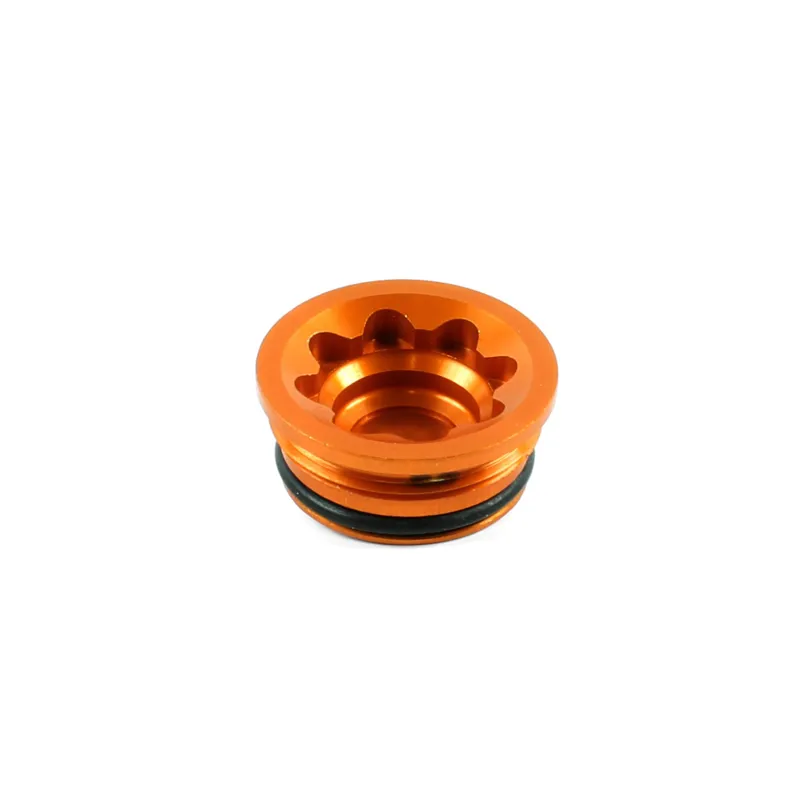 Hope E4 Small Replacement Bore Cap in Orange