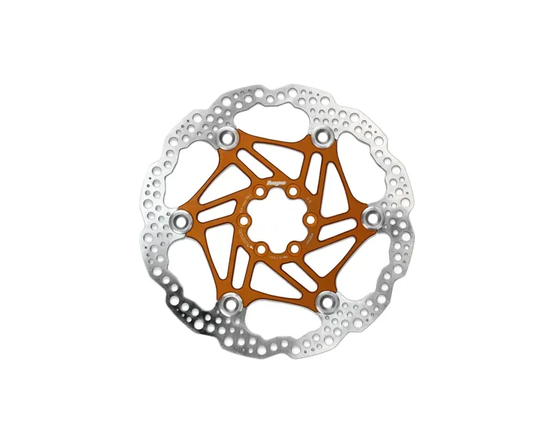 Hope Floating Disc Brake 180mm 6-Bolt Rotor in Orange
