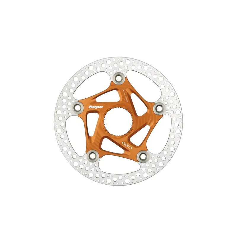 RX Centre Lock Disc - 160mm - Orange centrelock