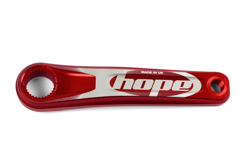 Hope Drive Side Crank Arm in Red