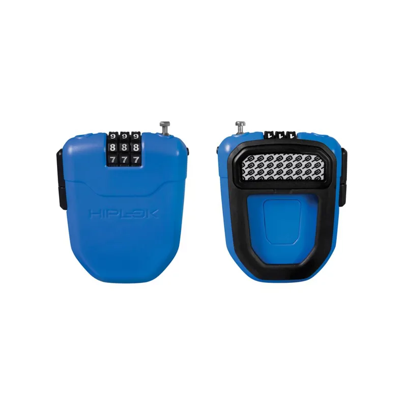 Hiplok FX - Wearable Retractable Combo Lock - Cyan