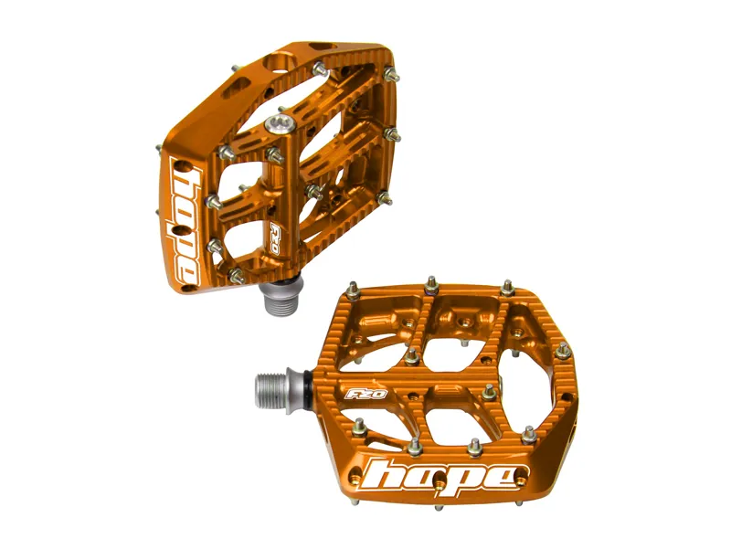hope f20 flat pedal orange