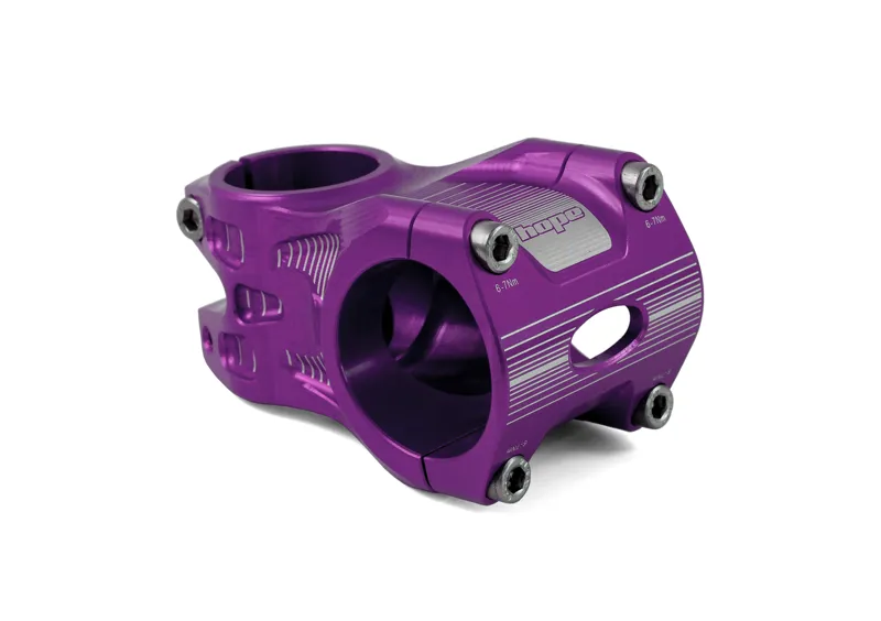 purple bike stem