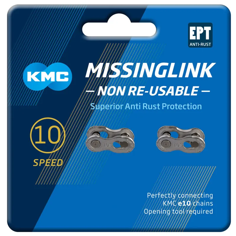 KMC Missing Link 10X Joining Links in Silver