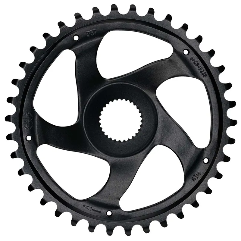 KMC Bosch Gen 4 Super Narrow Chainring in Black-1
