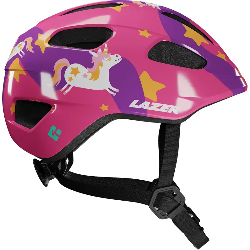 Lazer PNut KC 2.0 KinetiCore Child Helmet in Purple Pony-1