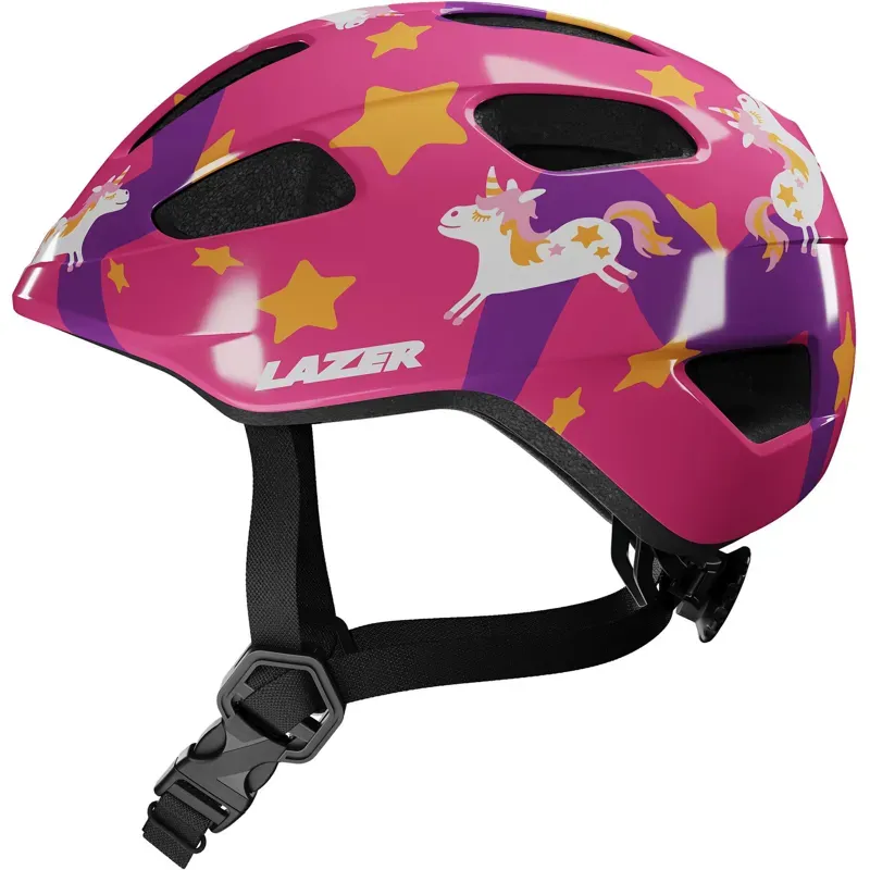 Lazer PNut KC 2.0 KinetiCore Child Helmet in Purple Pony-3