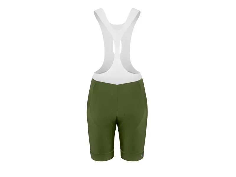 Liv Vantage Bib Shorts Small in Dried Matcha Green