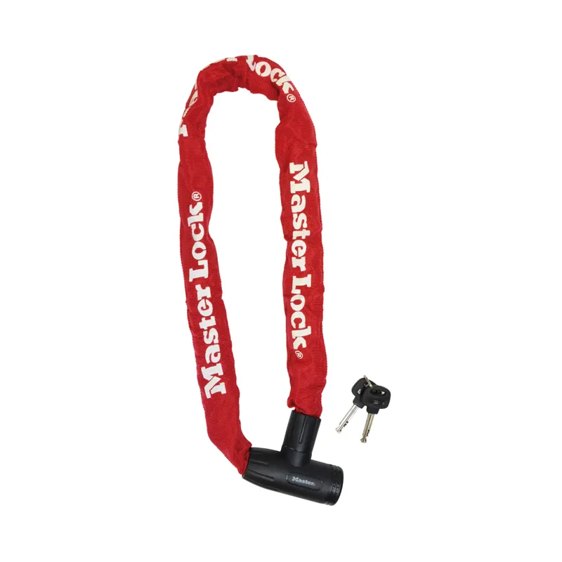 Masterlock 8x900mm Chain Lock in Red
