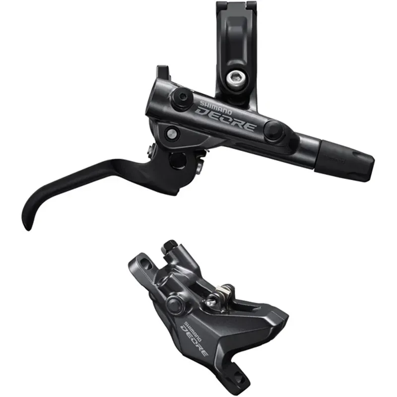 SHIMANO DEORE BR-M6100/BL-M6100 Deore bled brake lever/post mount 2 pot calliper front right