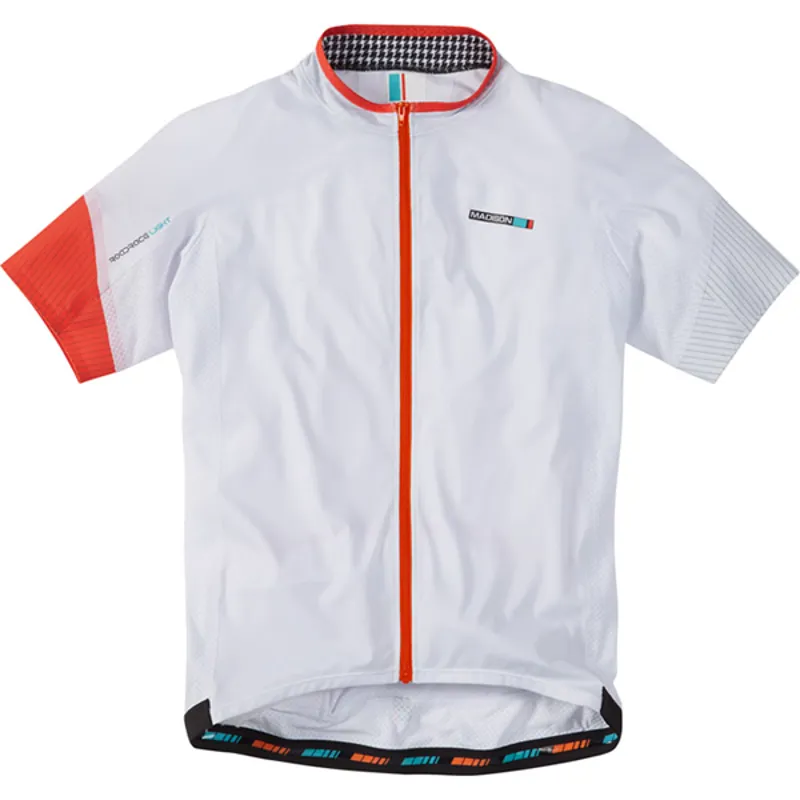 Madison RoadRace Light Short Sleeved Mens Jersey in White-1