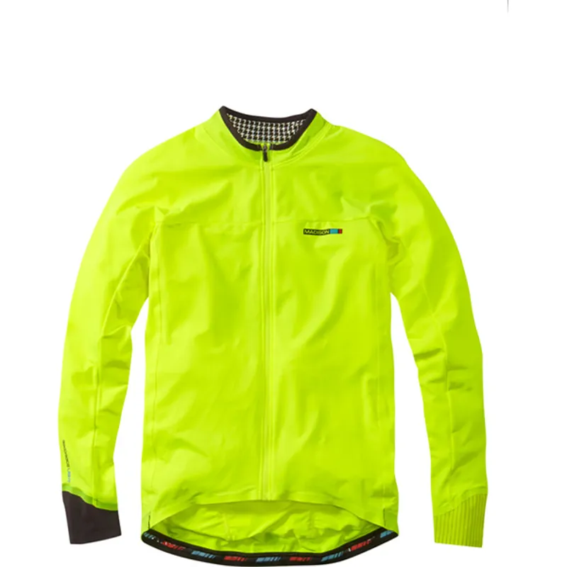 Madison RoadRace Light Long Sleeved Mens Jersey in Yellow-1
