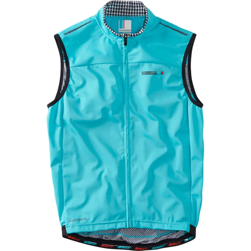 Madison RoadRace Windtech Mens Gilet in Blue-1