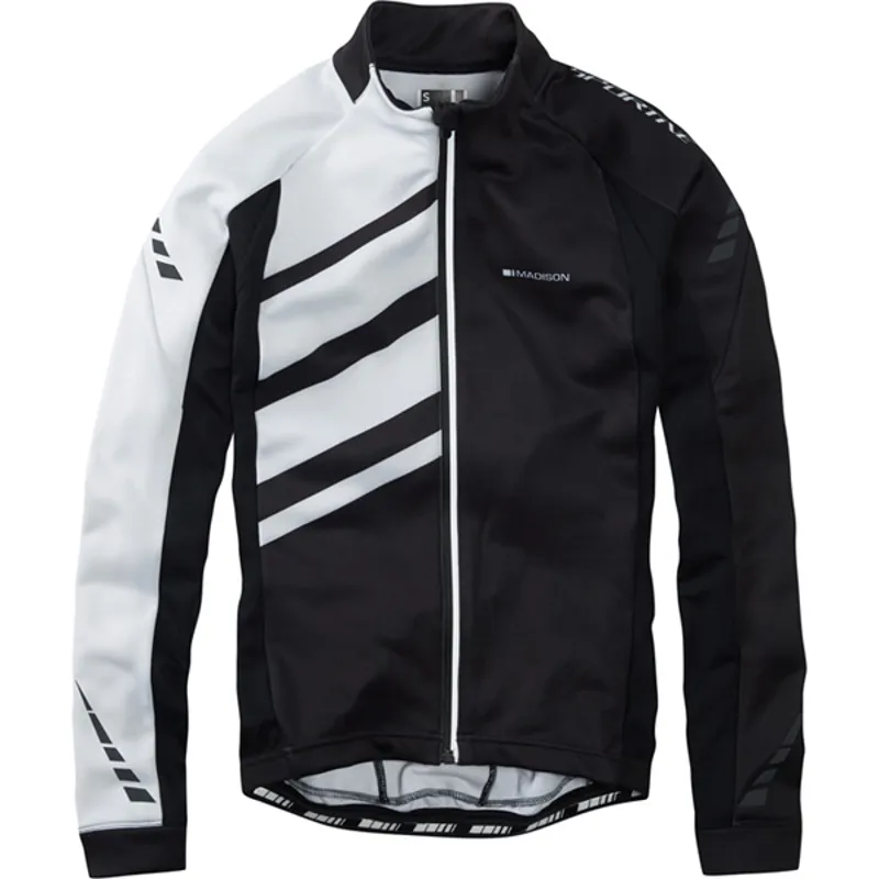 Madison Sportive Race LS Thermal Roubaix Mens Jersey in Black-1