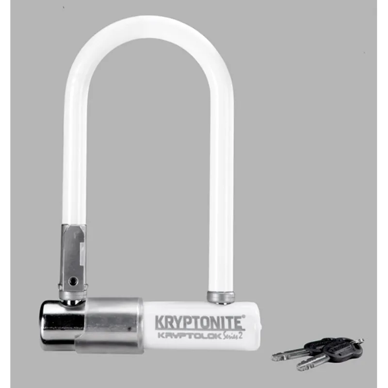 KRYPTONITE KRYPTOLOK SERIES 2 MINI ULOCK WITH BRACKET WHITE £39.99