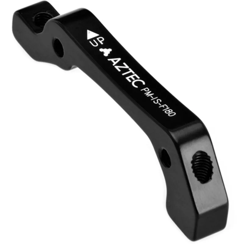 Aztec ISPost 180mm Front Brake Caliper Adapter in Black £7.99
