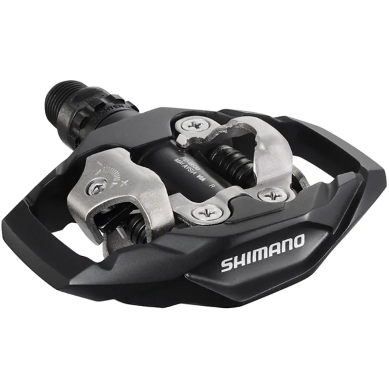 SHIMANO M530 MTB SPD TRAIL PEDALS - BLACK