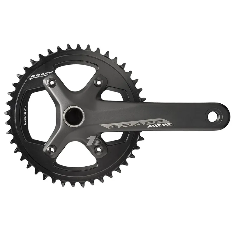 Miche Graff One Chainset in Black-1