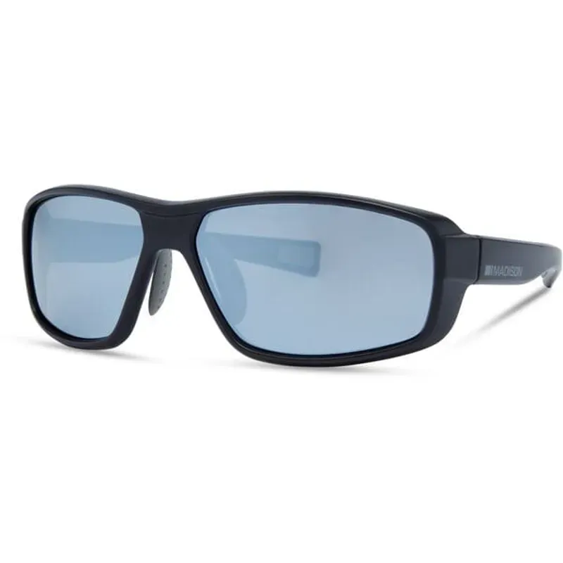 Madison Target BK/ SR Matt Black one size silver mirror GLASSES