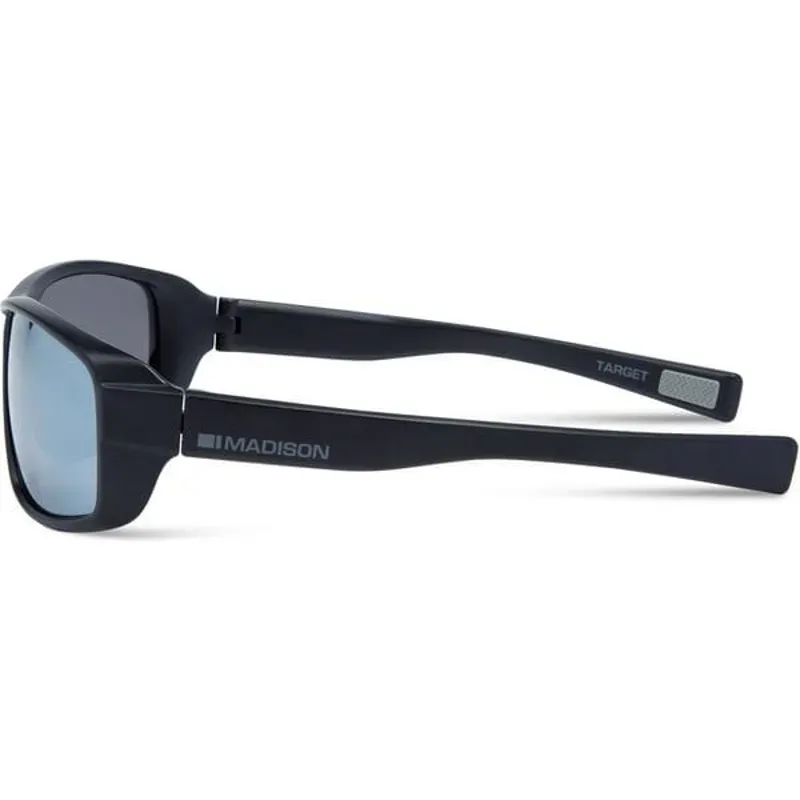Madison Target BK/ SR Matt Black one size silver mirror GLASSES-1