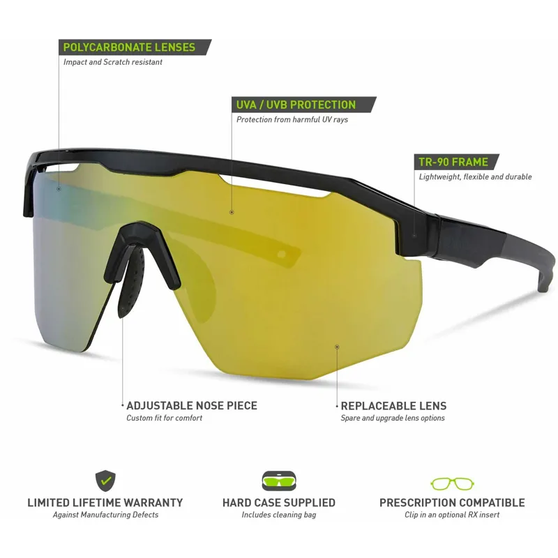 Madison Cipher Sunglasses - 3 Lens Pack-5
