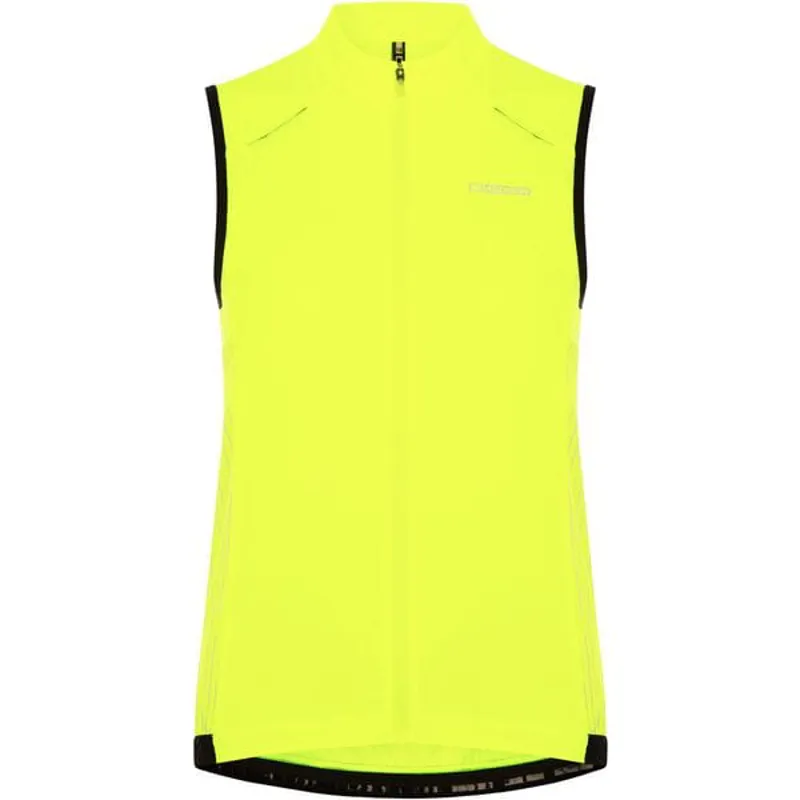 Madison Stellar Reflective Windproof Women's Gilet in Yellow