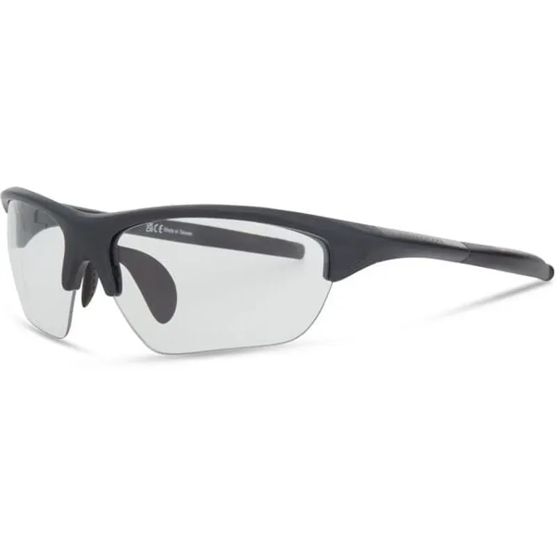 Madison Eyewear Mission Green Mirror Lens Sunglasses in Matt Dark Grey