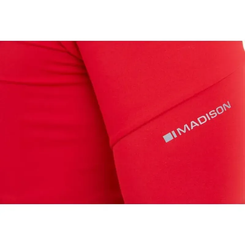 Madison Flux Men's Short Sleeve Jersey In True Red-4