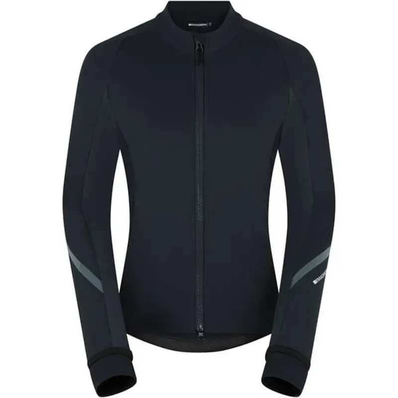 Madison DTE Women's Isoler Thermal Long Sleeve Jacket In Black