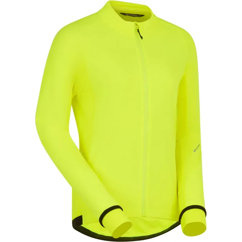 MADISON DTE Women's Isoler Thermal long Sleeve Jacket hi viz yellow-1
