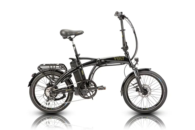 2022 Volt Metro - Electric Folding Bike - Black - Standard Battery 420WH