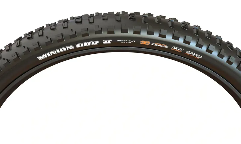 Maxxis Minion DHR II Folding 3C EXO+ TR 2-inch Tyre in Black-2