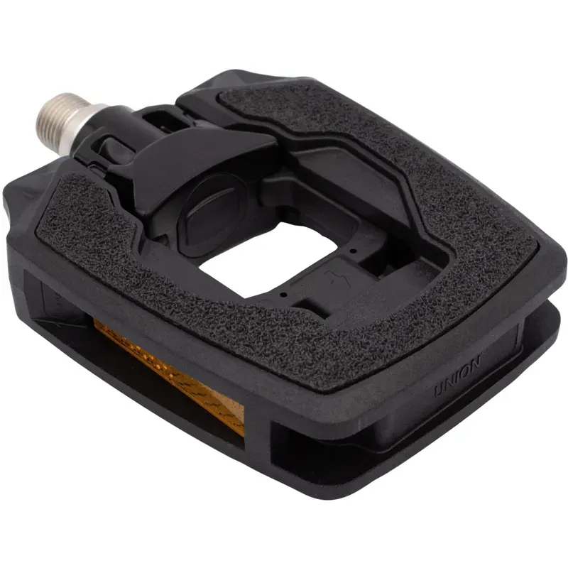 M-Part Sandblock Folding Pedals in Black-1