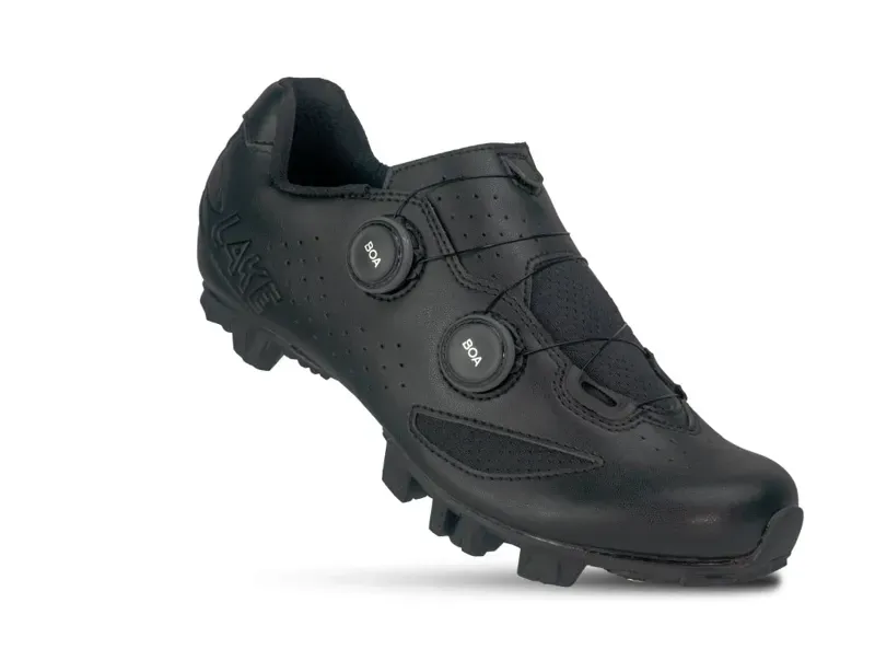 Lake MX190 Cycling Shoes in Black/Black-1