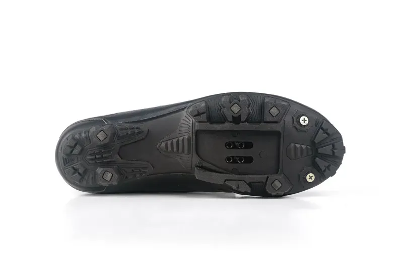 Lake MX190-X Wide Cycling Shoes in Black/Black-4