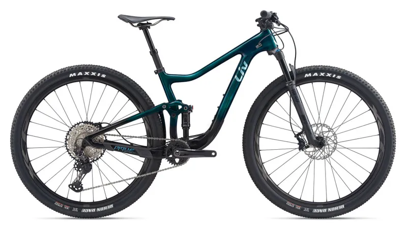 2020 Liv Pique Advanced Pro 29 1 Carbon FS Mountain Bike in Green