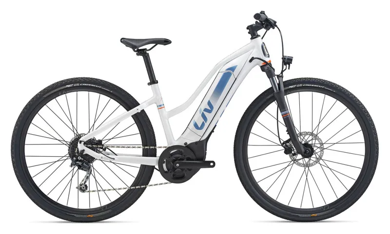2020 Liv Amiti-E+ 4 Electric Hybrid Bike in White