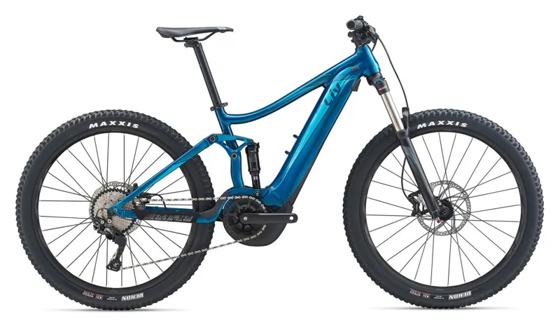 2020 Liv Embolden E+ 2 Electric FS Mountain Bike in Blue