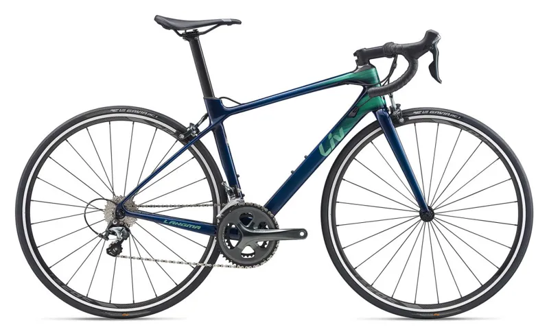 2020 Liv Langma Advanced 3 Carbon Road Race Bike in Blue