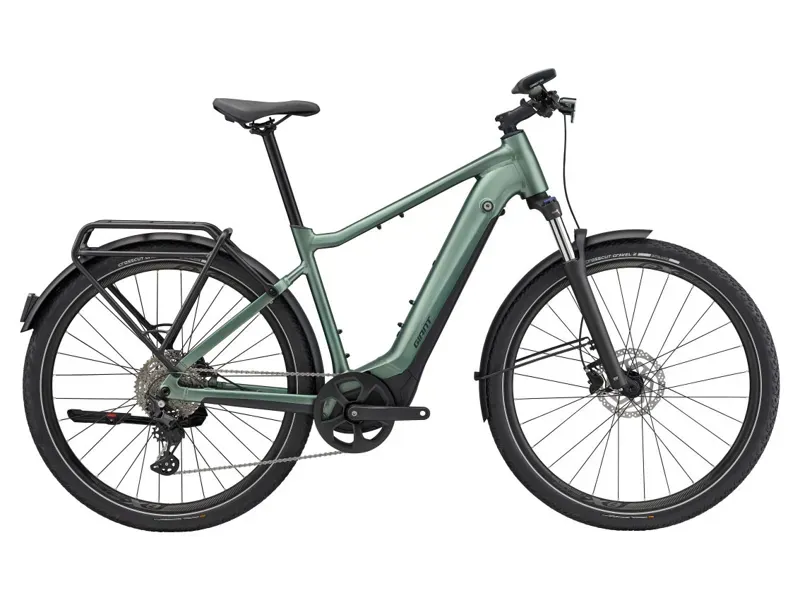 2024 Giant Explore E+ 1 Gts 625Wh Electric Bike In Satin Misty Forest