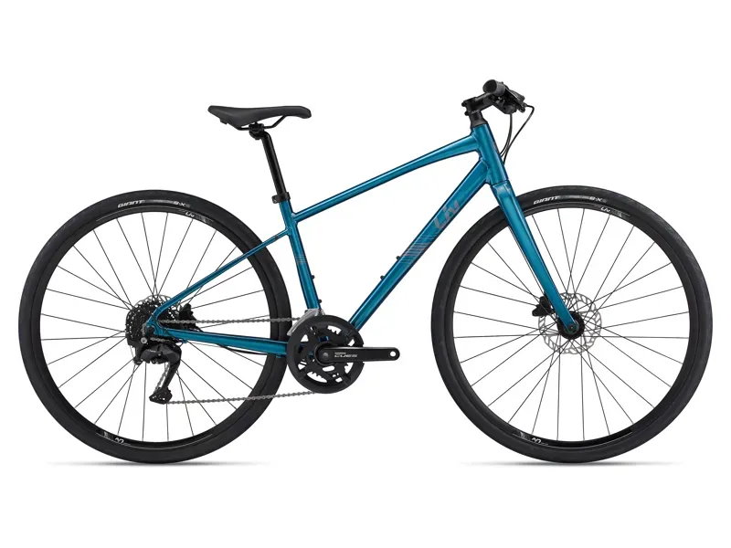 2024 Liv Alight 1 Disc - Female specific hybrid bike - Sea Sparkle