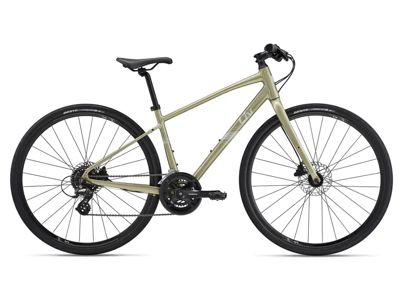2024 Liv Alight 2 DD Disc Hybrid Bike in Bay Leaf