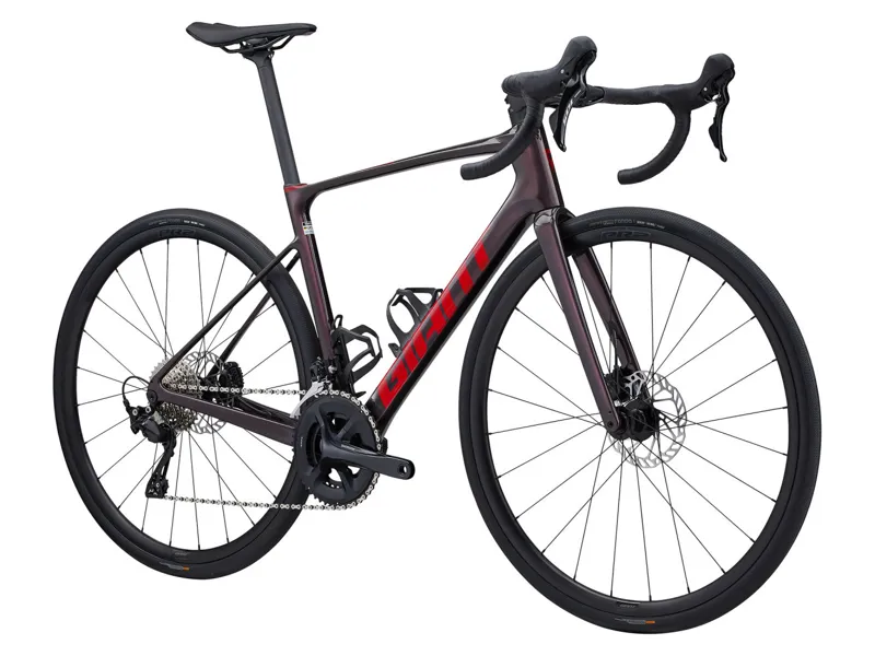 2024 Giant Defy Advanced 2 - Endurance Road Bike - Tiger Red-1