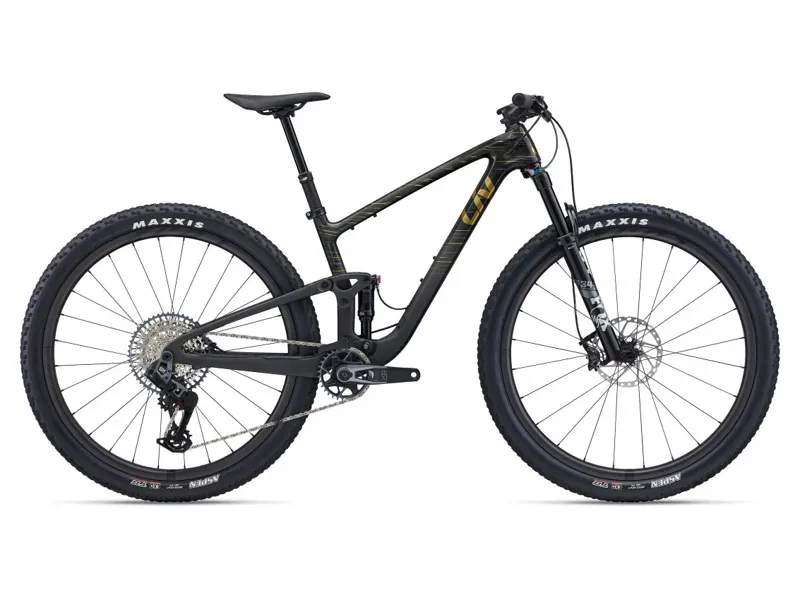 2024 Liv Pique Advanced 29 1 Mountain Bike In Gloss Raw Carbon/Matte Raw Carbon/Chrome