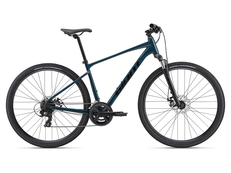 2024 Giant Roam 4 Disc Hybrid Bike - Deep Lake / Black