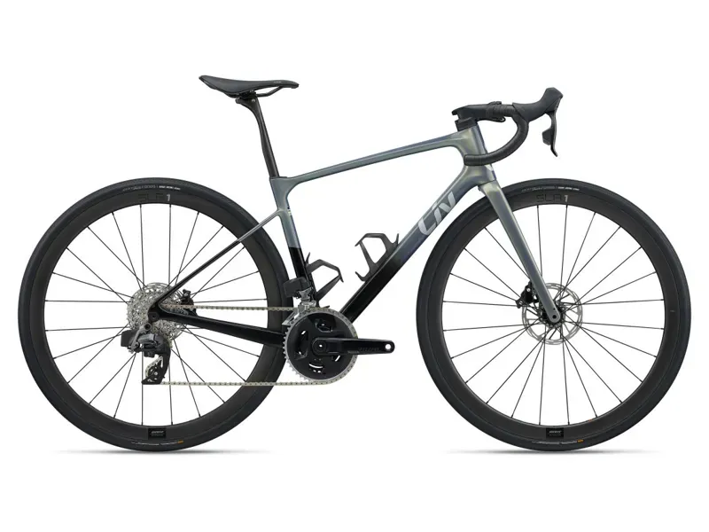 2025 Liv Avail Advanced Pro 1 Road Race Bike In Gloss Aurora Noise/Carbon Smoke