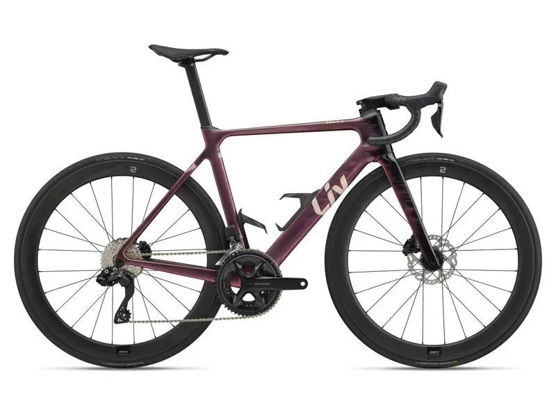 2025 Liv EnviLiv Advanced 1 Road Race Bike In Gloss Mechanic Rose