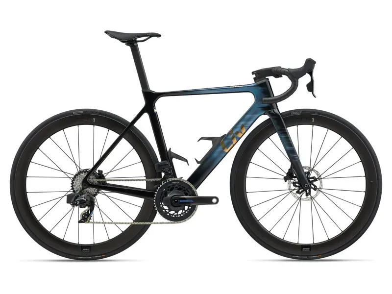 2025 Liv EnviLiv Advanced Pro 0-AXS Road Race Bike In Gloss Ocean Twilight