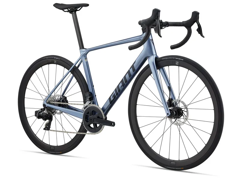 2025 Giant TCR Advanced 0 - SRAM AXS equipped Road Race Bike - Frost Silver-1