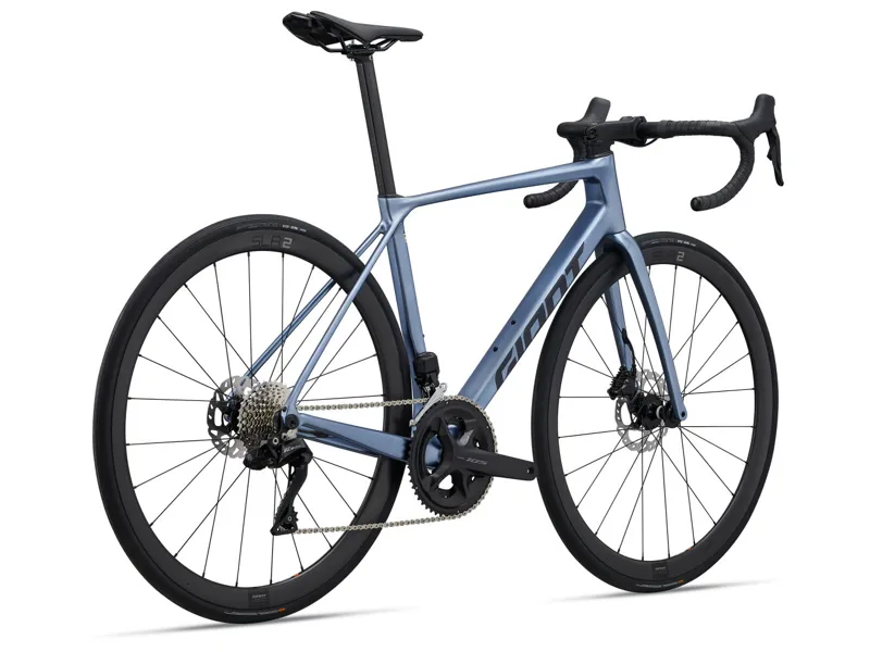 2025 Giant TCR Advanced 0 - 105 Di2 equipped Road Race Bike - Frost Silver-1